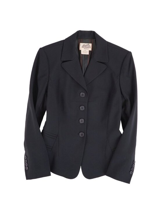 Hermes Jackets & Blazers - Hermes Vintage Jacket Tailored Wool